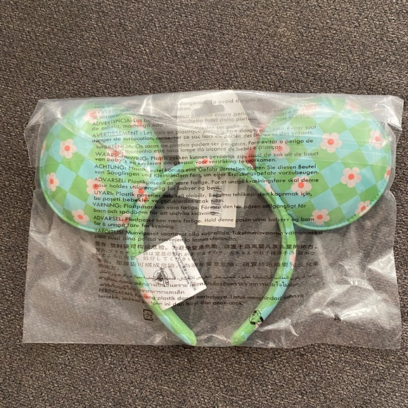 Disney Floral Headband - Green and Orange - Picture 3 of 6